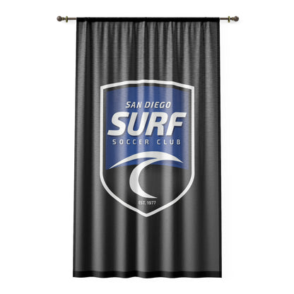 Window Curtain San Diego Surf Soccer