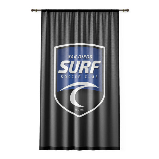 Window Curtain San Diego Surf Soccer