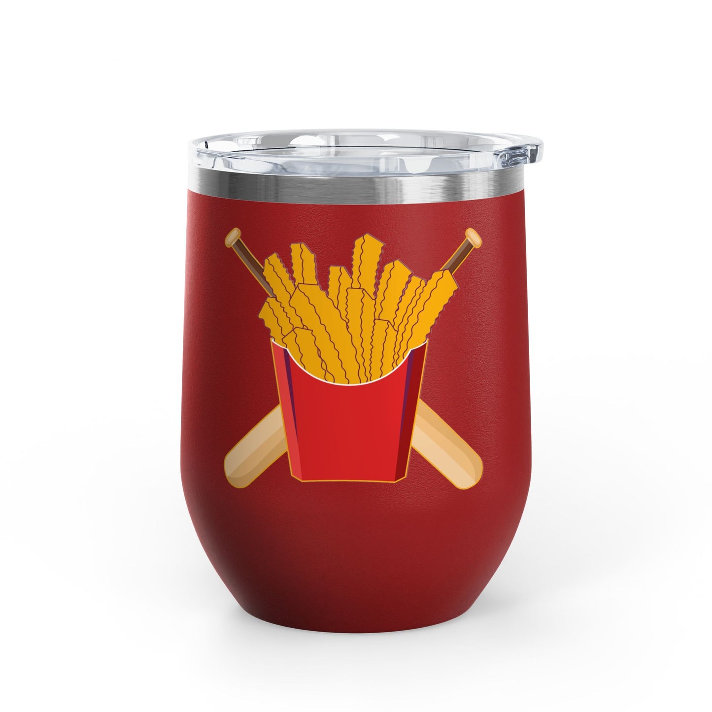 Wine Tumbler, 12oz Team Rally Fries