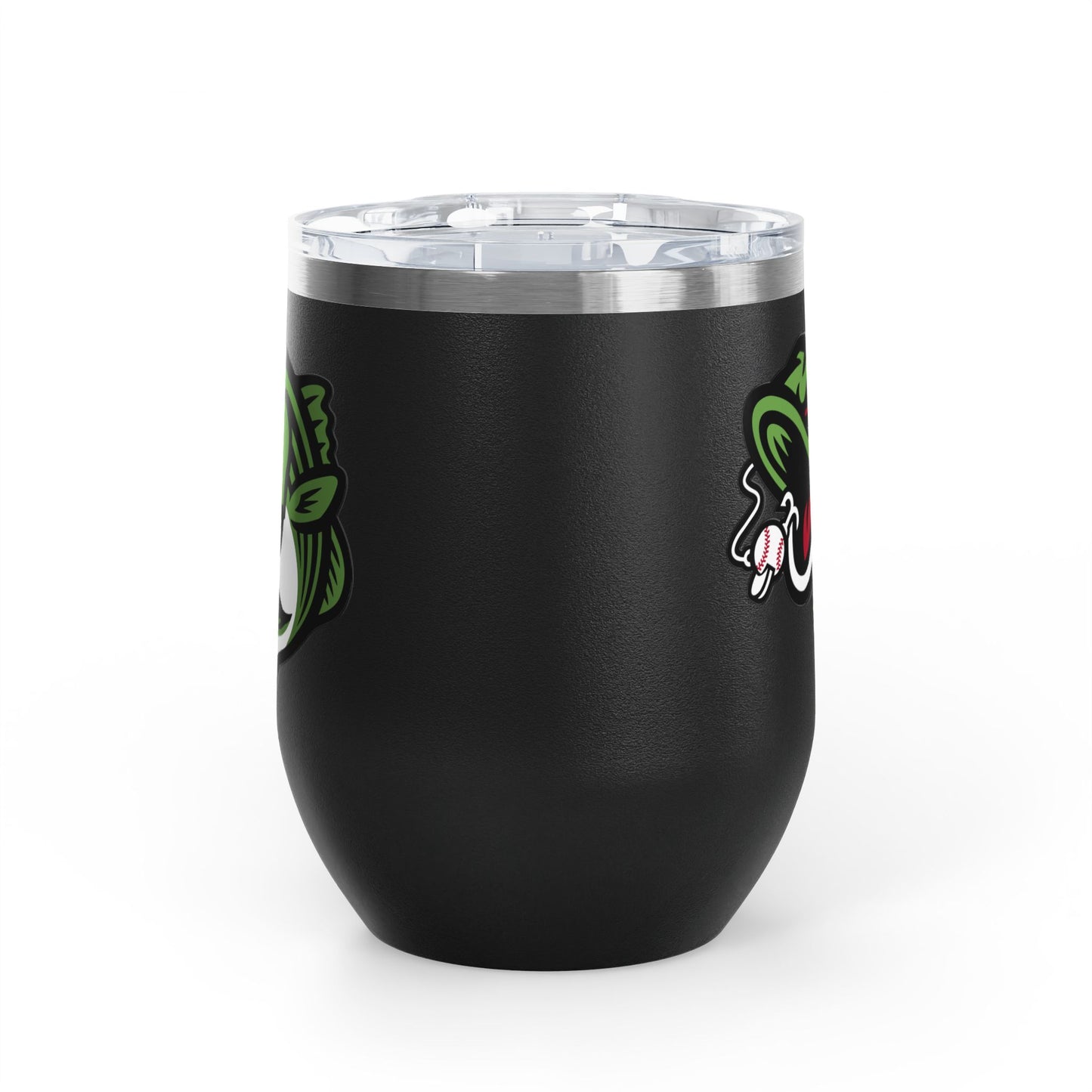 Wine Tumbler, 12oz RBA Stripers Baseball