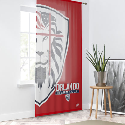 Window Curtain Orlando Lions Baseball