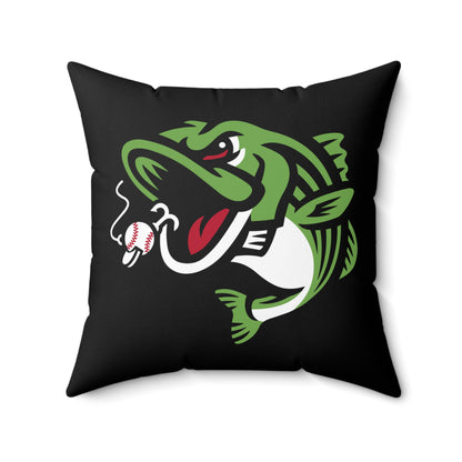 Spun Polyester Square Pillow RBA Stripers Baseball