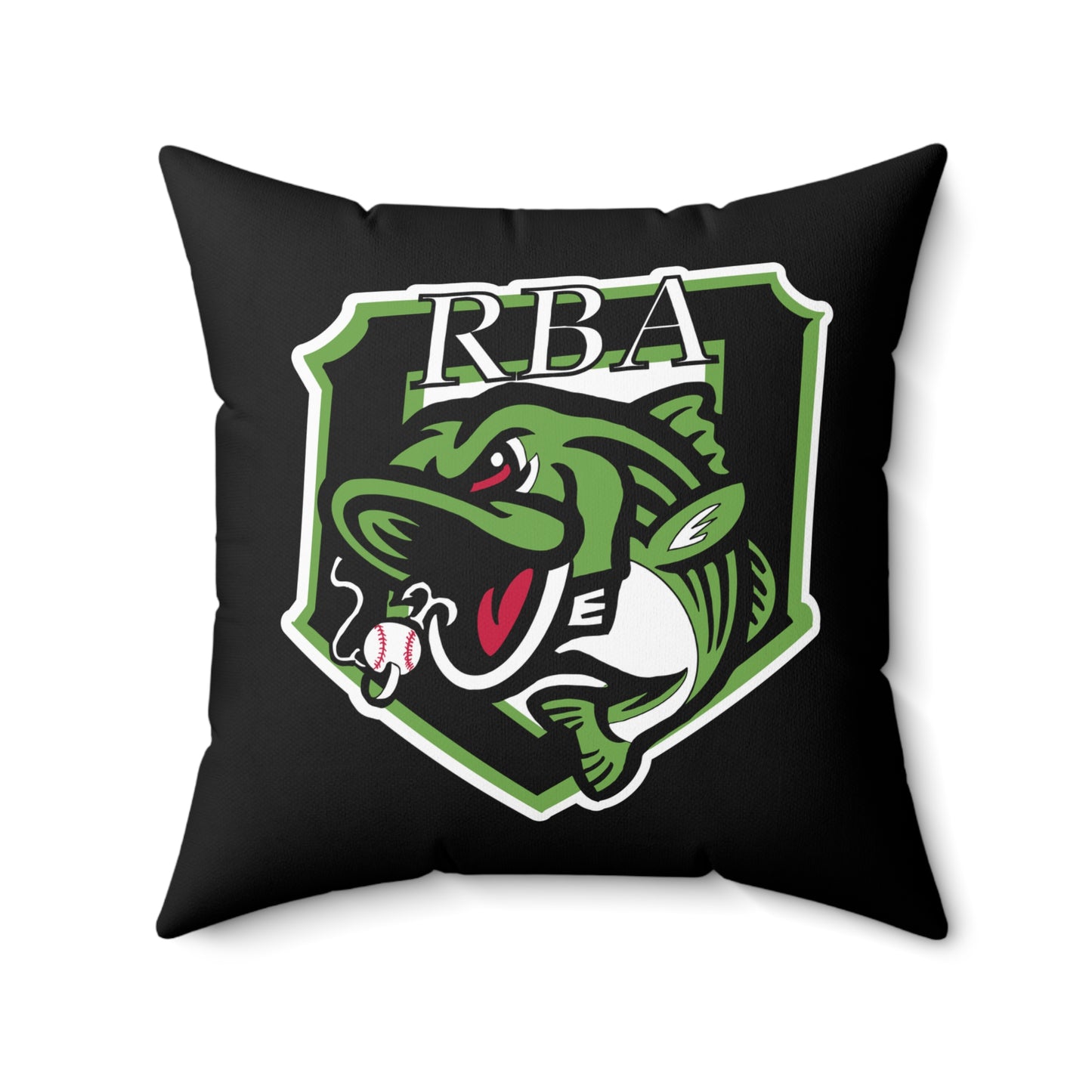 Spun Polyester Square Pillow RBA Stripers Baseball