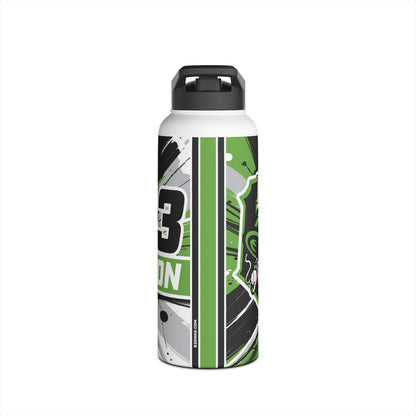 Stainless Steel Water Bottle RBA Stripers Baseball