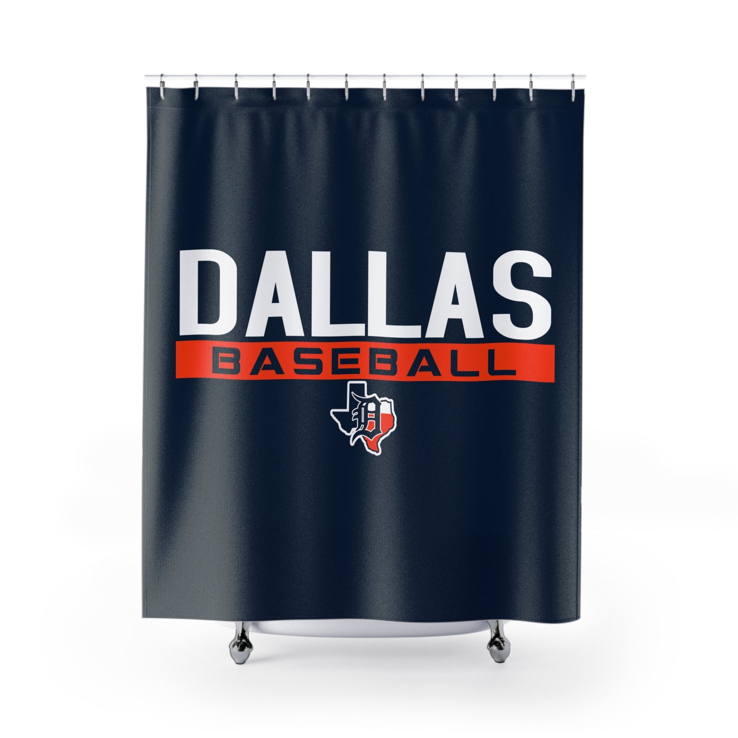 Shower Curtains Dallas Tigers Baseball