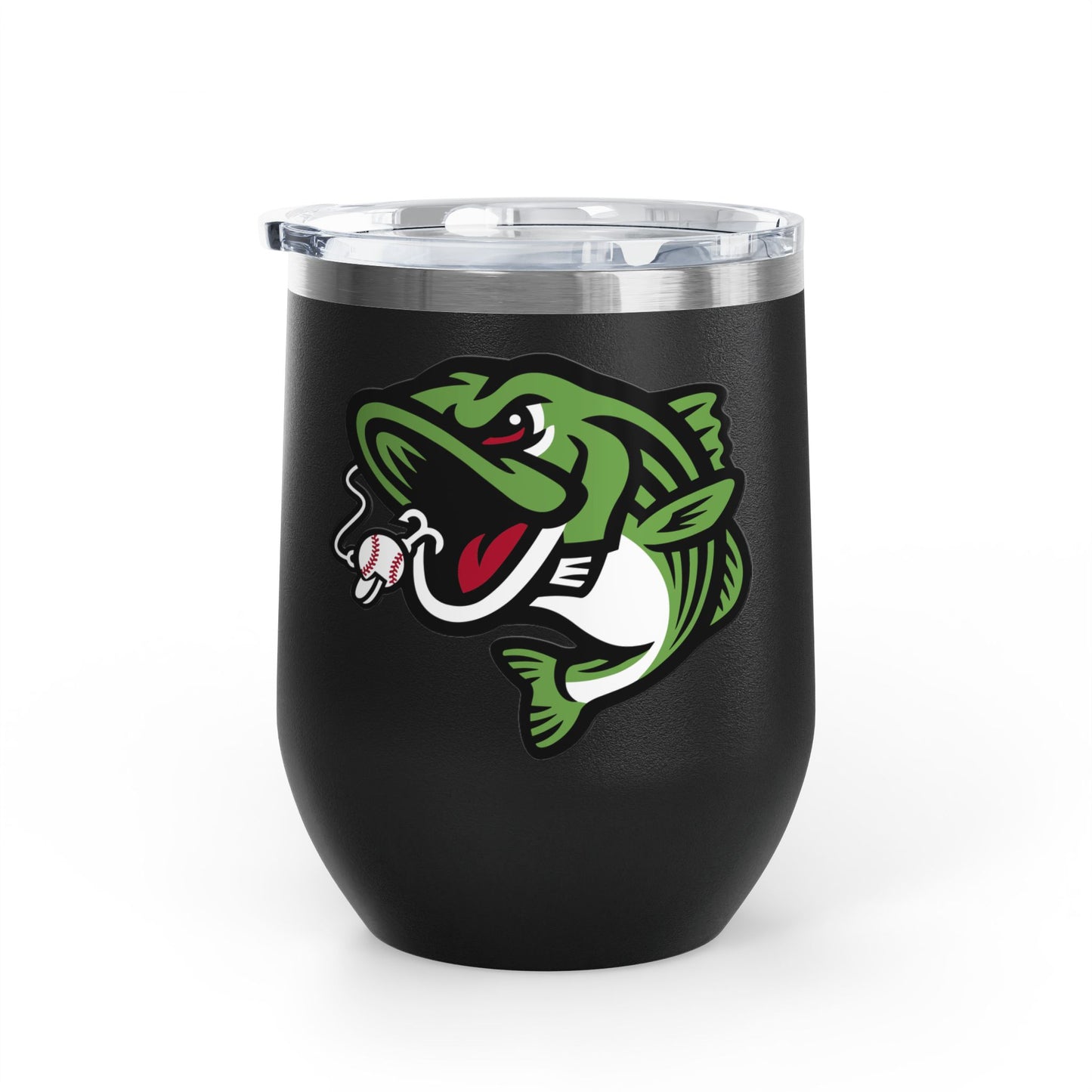 Wine Tumbler, 12oz RBA Stripers Baseball