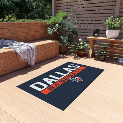 Outdoor Rug Dallas Tigers Baseball