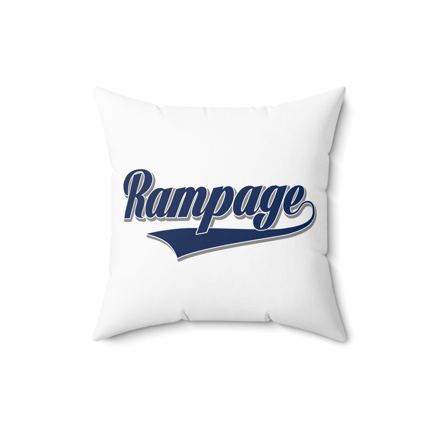 Spun Polyester Square Pillow Mississippi Rampage