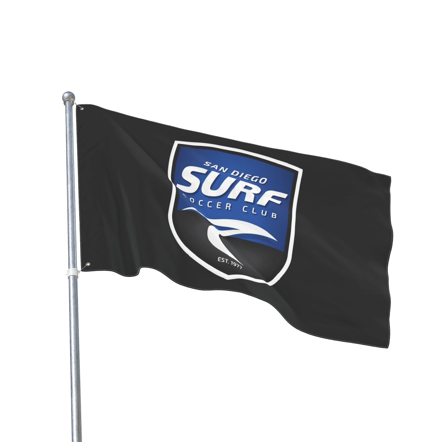 Double Sided Flag San Diego Surf Soccer