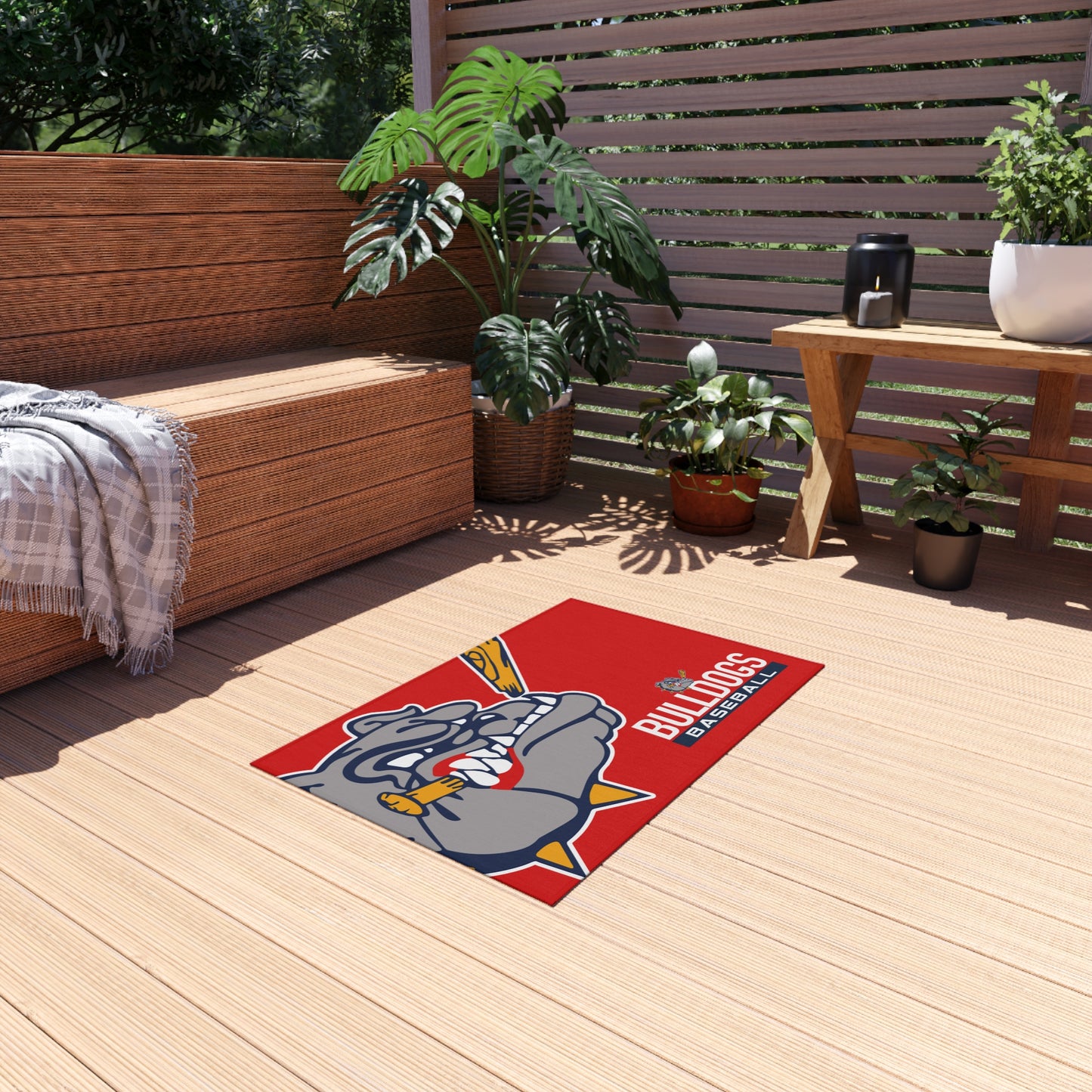 Outdoor Rug Bloomingdale Bulldogs Baseball