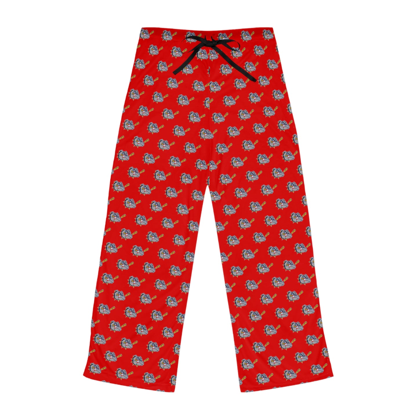 Women's Pajama Pants (AOP) Bloomingdale Bulldogs Baseball