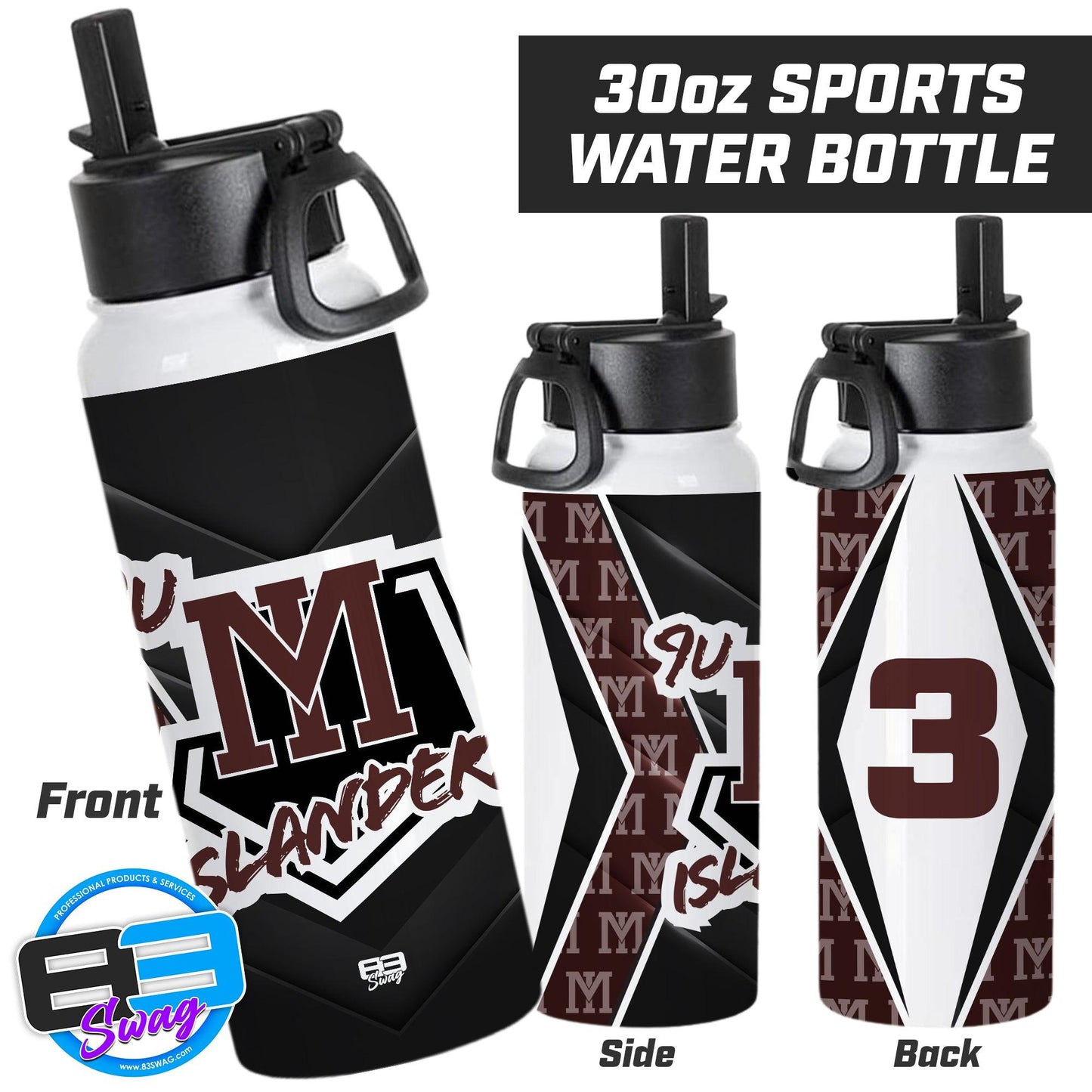 9u Mercer Island Islanders - 30oz Sports Tumbler - 83Swag