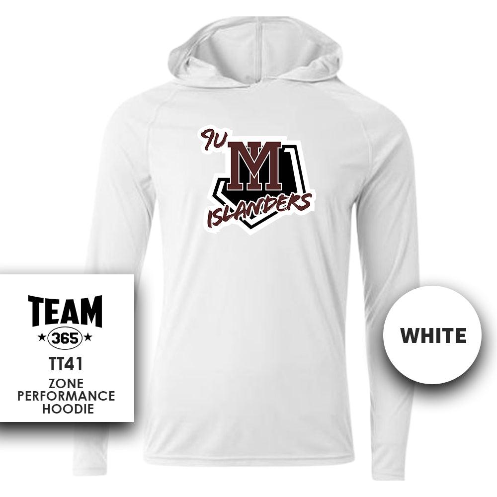 9u Mercer Island Islanders - Lightweight Performance Hoodie - MULTIPLE COLORS - 83Swag