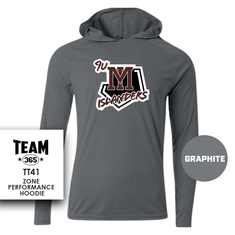 9u Mercer Island Islanders - Lightweight Performance Hoodie - MULTIPLE COLORS - 83Swag