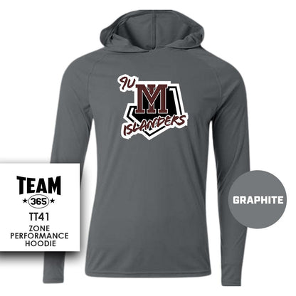 9u Mercer Island Islanders - Lightweight Performance Hoodie - MULTIPLE COLORS - 83Swag