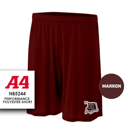 9u Mercer Island Islanders - Performance Shorts - MULTIPLE COLORS - 83Swag