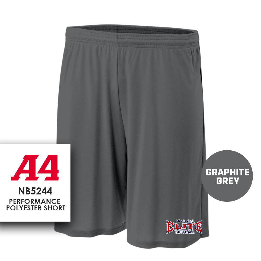 Mississippi Elite 2k12 Softball 2024 Edition - Performance Shorts - MULTIPLE COLORS - 83Swag