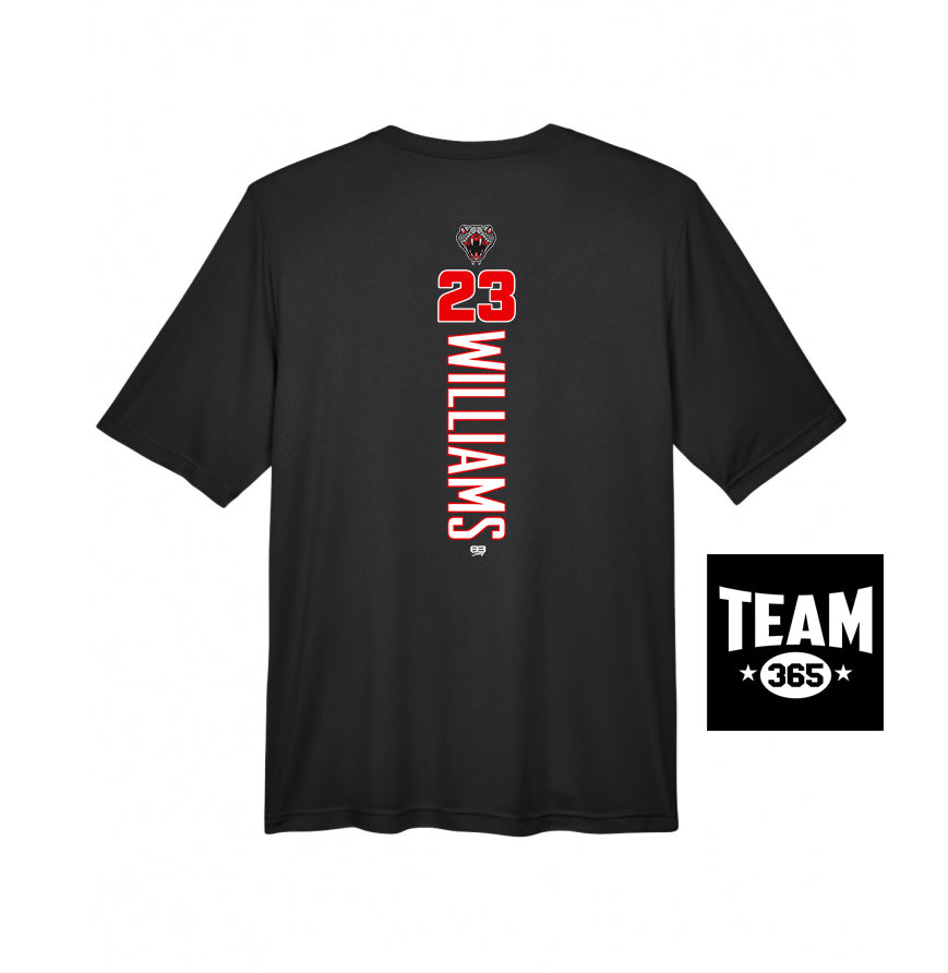 Team 365 Youth & Men's Zone Performance T-Shirt - Black Creek Cottonmouths