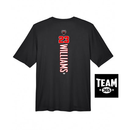 Team 365 Youth & Men's Zone Performance T-Shirt - Black Creek Cottonmouths