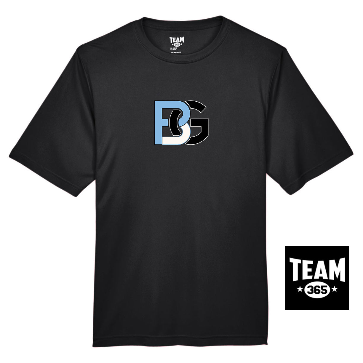 Team 365 TT11 Men's Zone Performance T-Shirt - Lightning Baseball