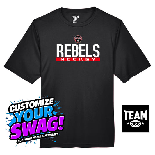 Team 365 Youth & Men's Zone Performance T-Shirt - Casco Bay Rebels Hockey