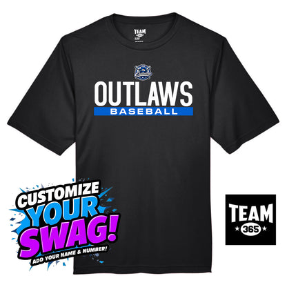 Team 365 Youth & Men's Zone Performance T-Shirt - LBK Outlaws Baseball