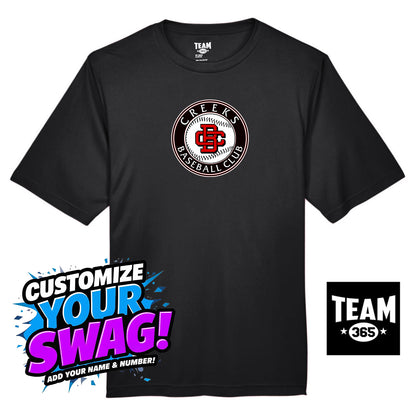 Team 365 Youth & Men's Zone Performance T-Shirt - Creeks Baseball Club - CBC