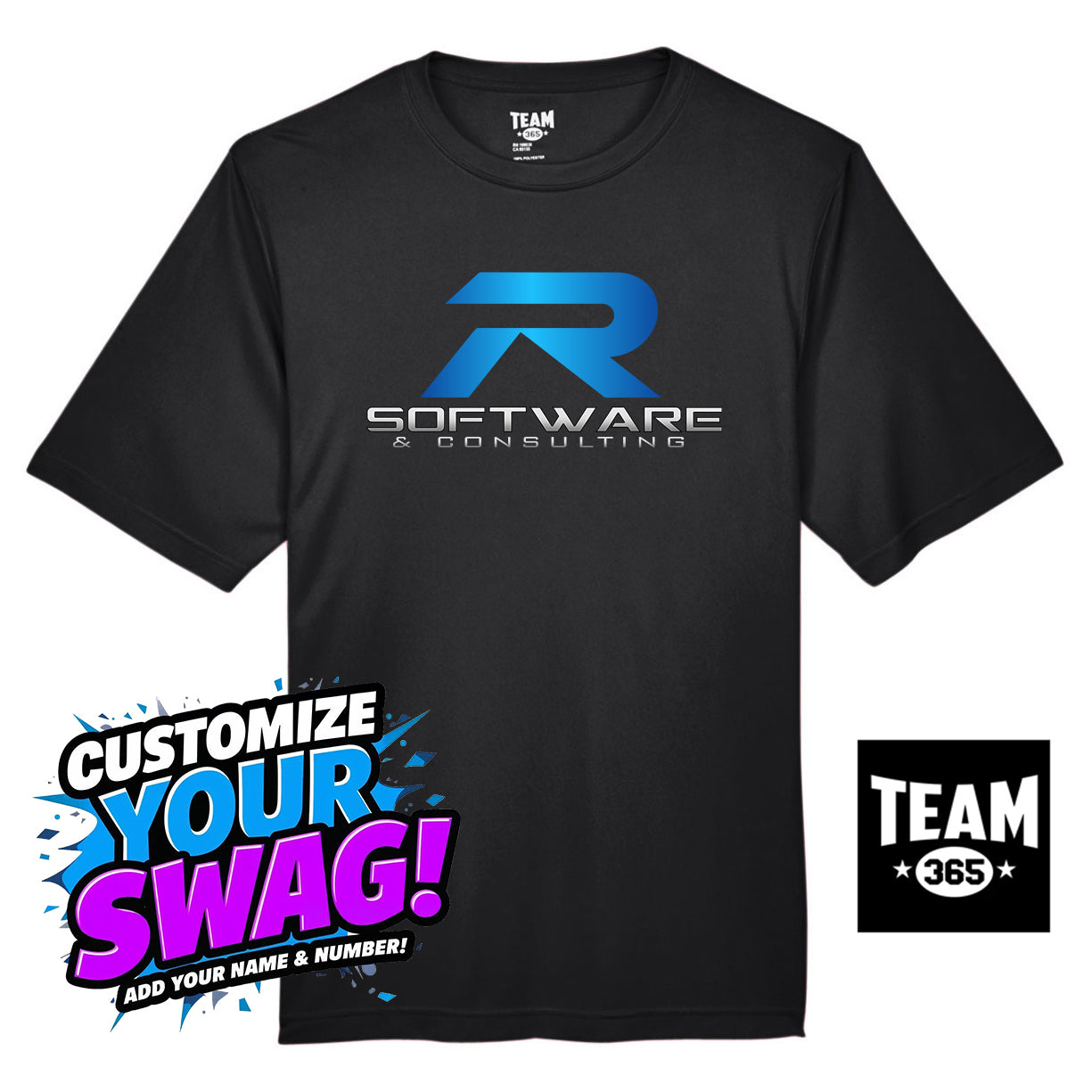 Team 365 Youth & Men's Zone Performance T-Shirt - R Software & Consulting