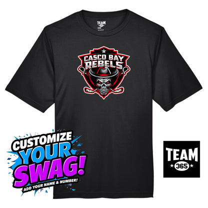 Team 365 Youth & Men's Zone Performance T-Shirt - Casco Bay Rebels Hockey