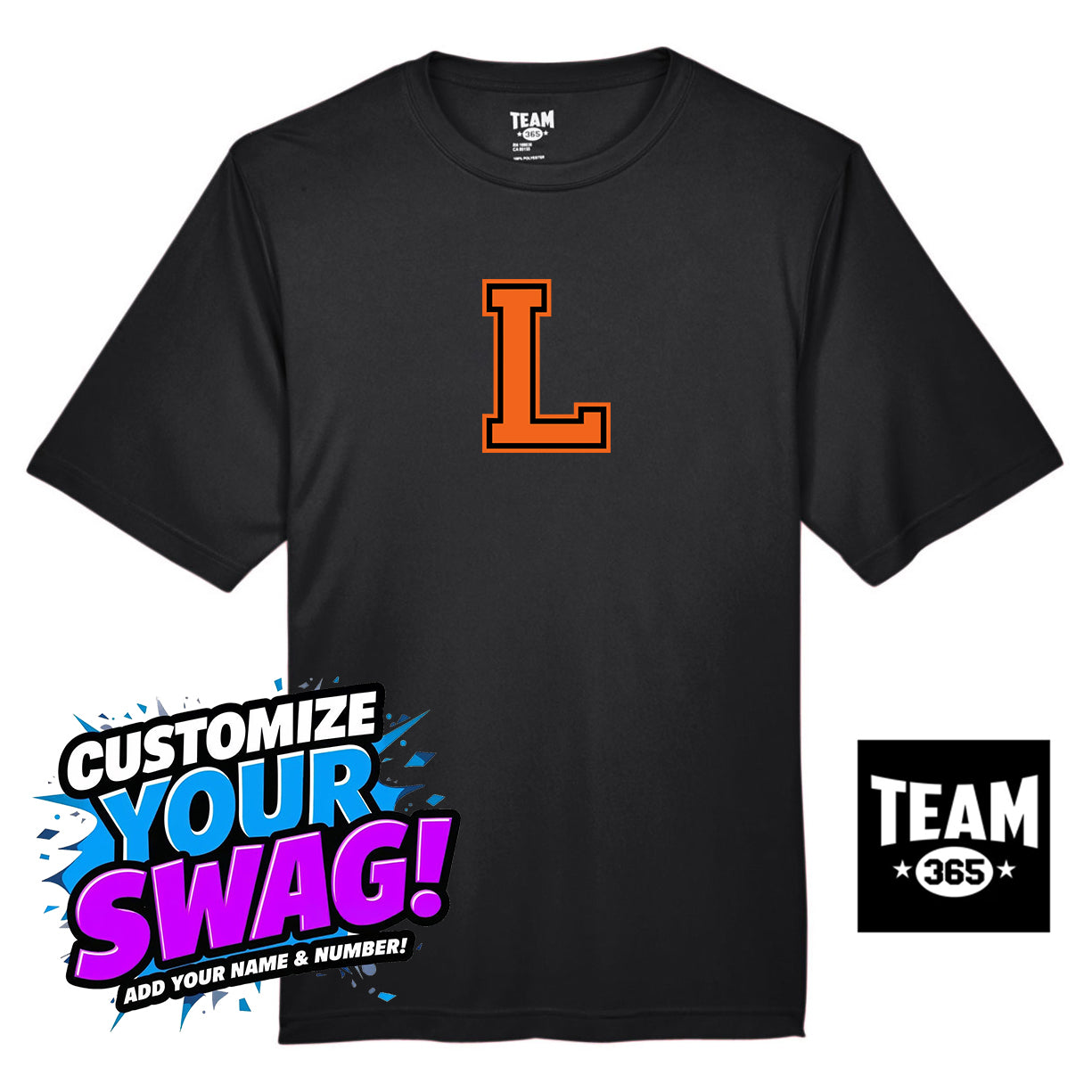 Team 365 Youth & Men's Zone Performance T-Shirt - Longwood Wrestling