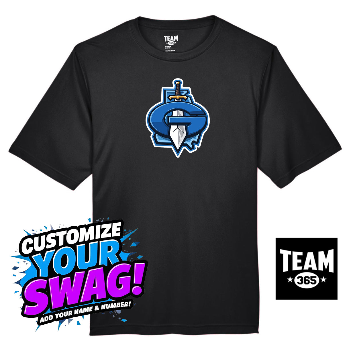 Team 365 Youth & Men's Zone Performance T-Shirt - Georgia Titans Elite Baseball