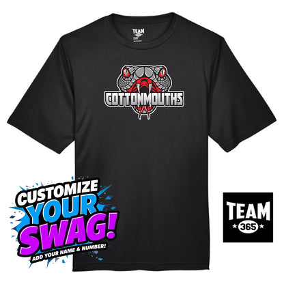 Team 365 Youth & Men's Zone Performance T-Shirt - Black Creek Cottonmouths