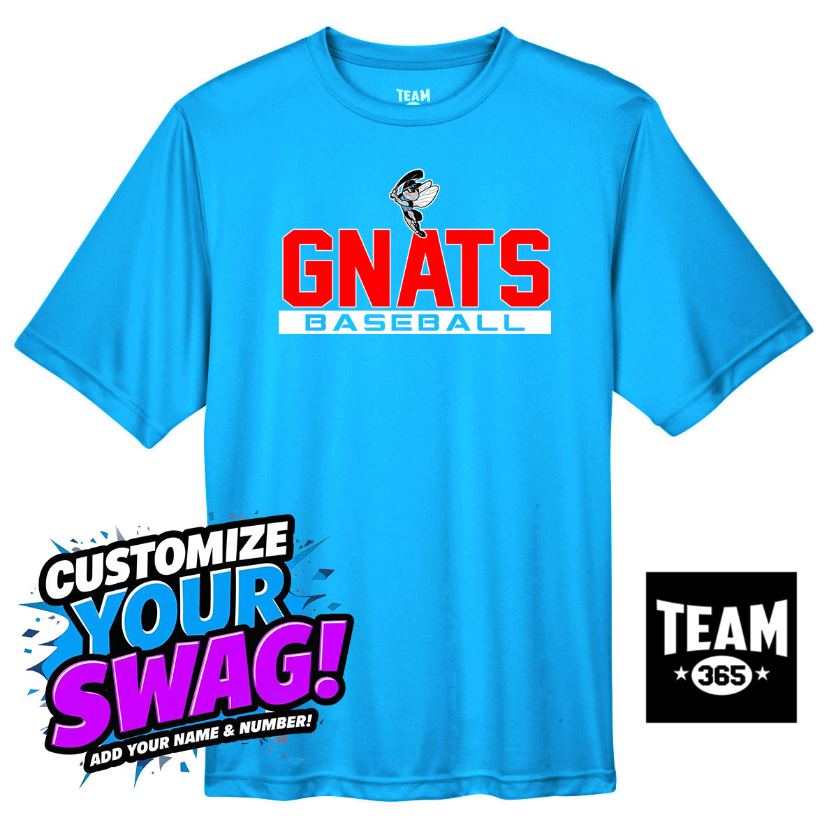 Team 365 Youth & Men's Zone Performance T-Shirt - NBC Gnats Baseball
