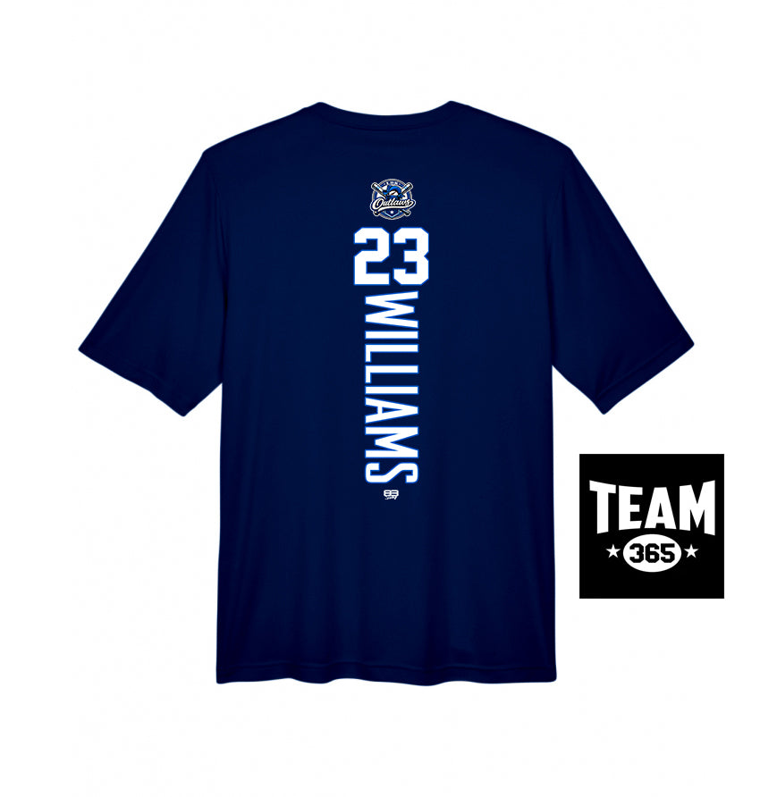 Team 365 Youth & Men's Zone Performance T-Shirt - LBK Outlaws Baseball
