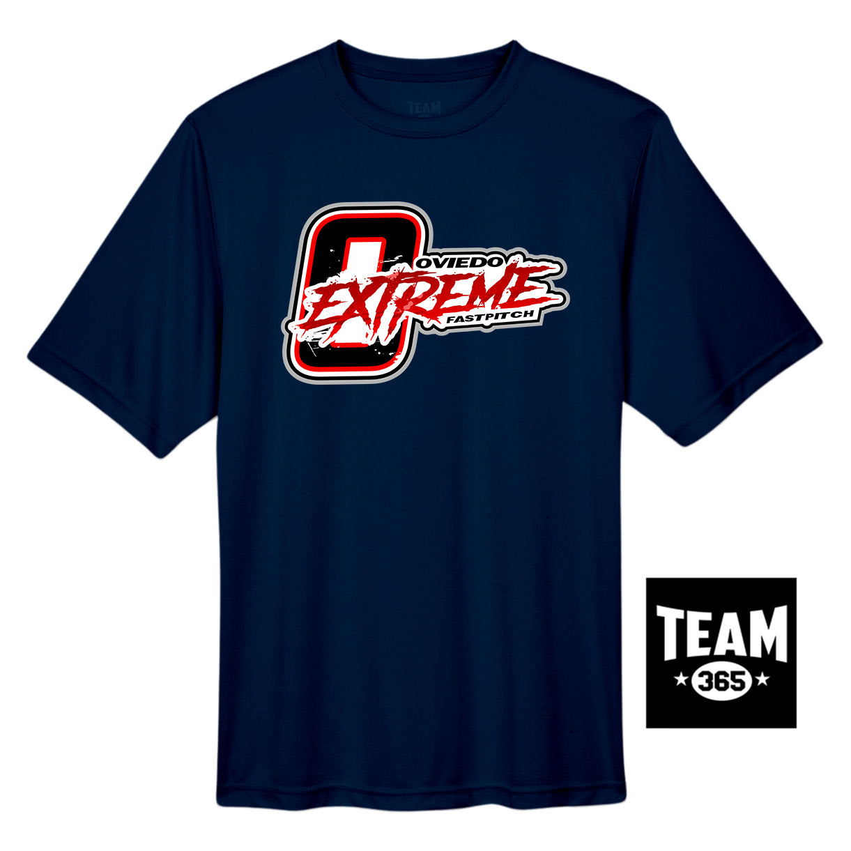Team 365 TT11 Men's Zone Performance T-Shirt - Oviedo Extreme Softball