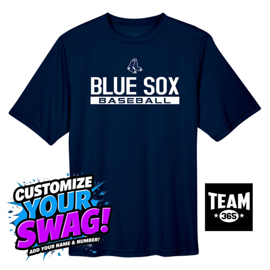 Team 365 Youth & Men's Zone Performance T-Shirt - Blue Sox Baseball