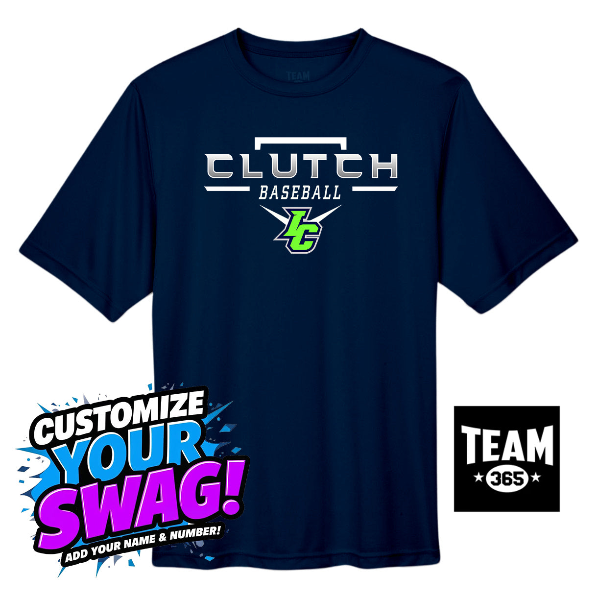Team 365 Youth & Men's Zone Performance T-Shirt - Indy Clutch Baseball