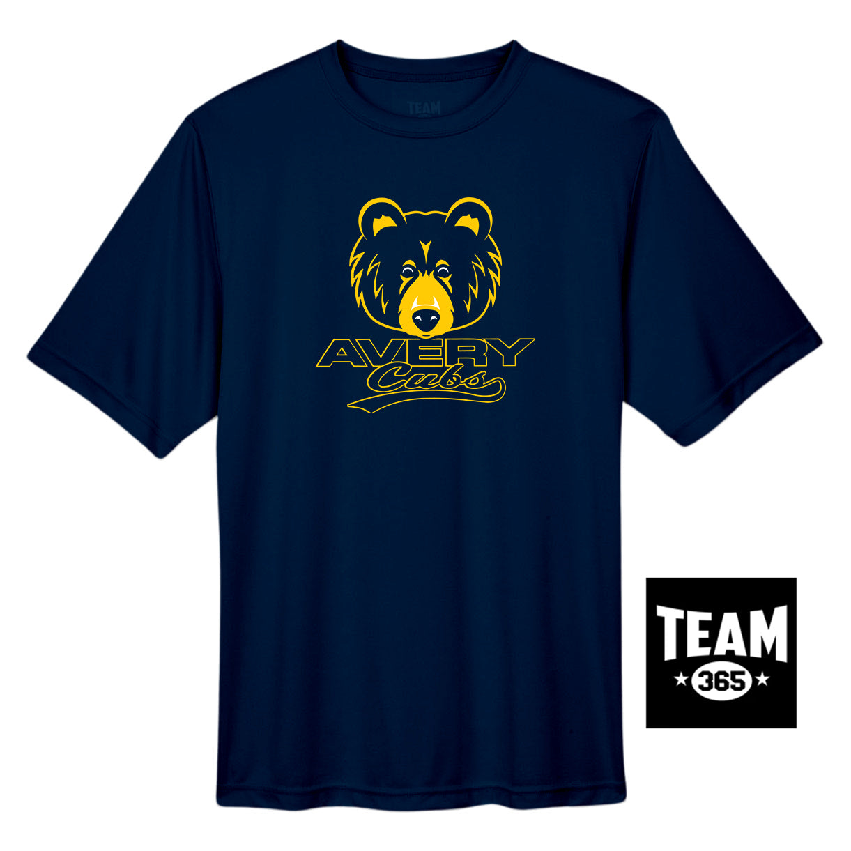 Team 365 TT11 Men's Zone Performance T-Shirt - Avery Cubs