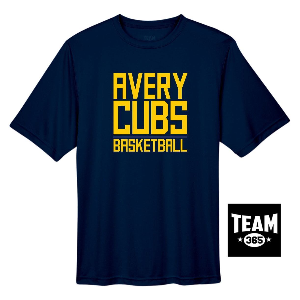 Team 365 TT11 Men's Zone Performance T-Shirt - Avery Cubs