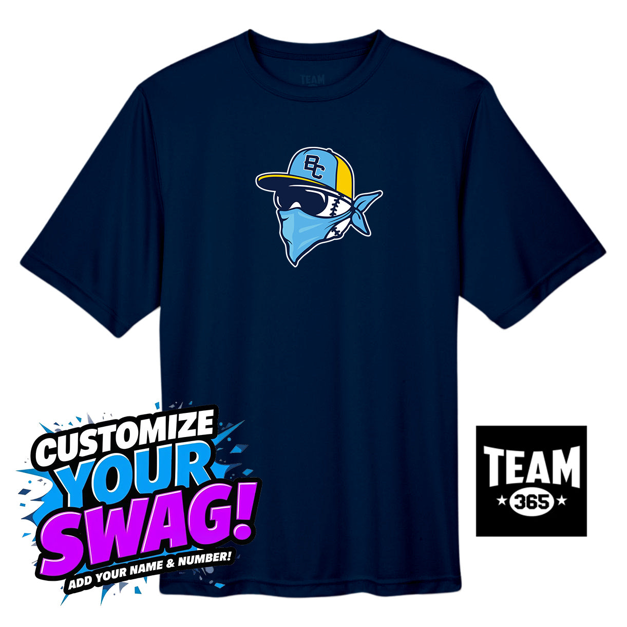 Team 365 Youth & Men's Zone Performance T-Shirt - Bold City Bandits Baseball