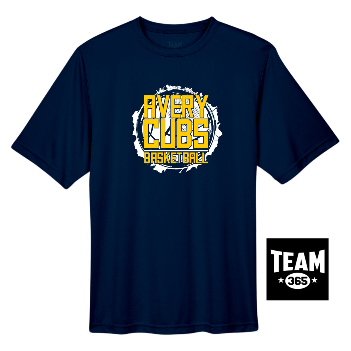 Team 365 TT11 Men's Zone Performance T-Shirt - Avery Cubs