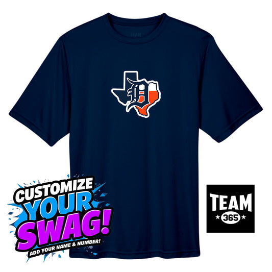 Team 365 Youth & Men's Zone Performance T-Shirt - Dallas Tigers Baseball