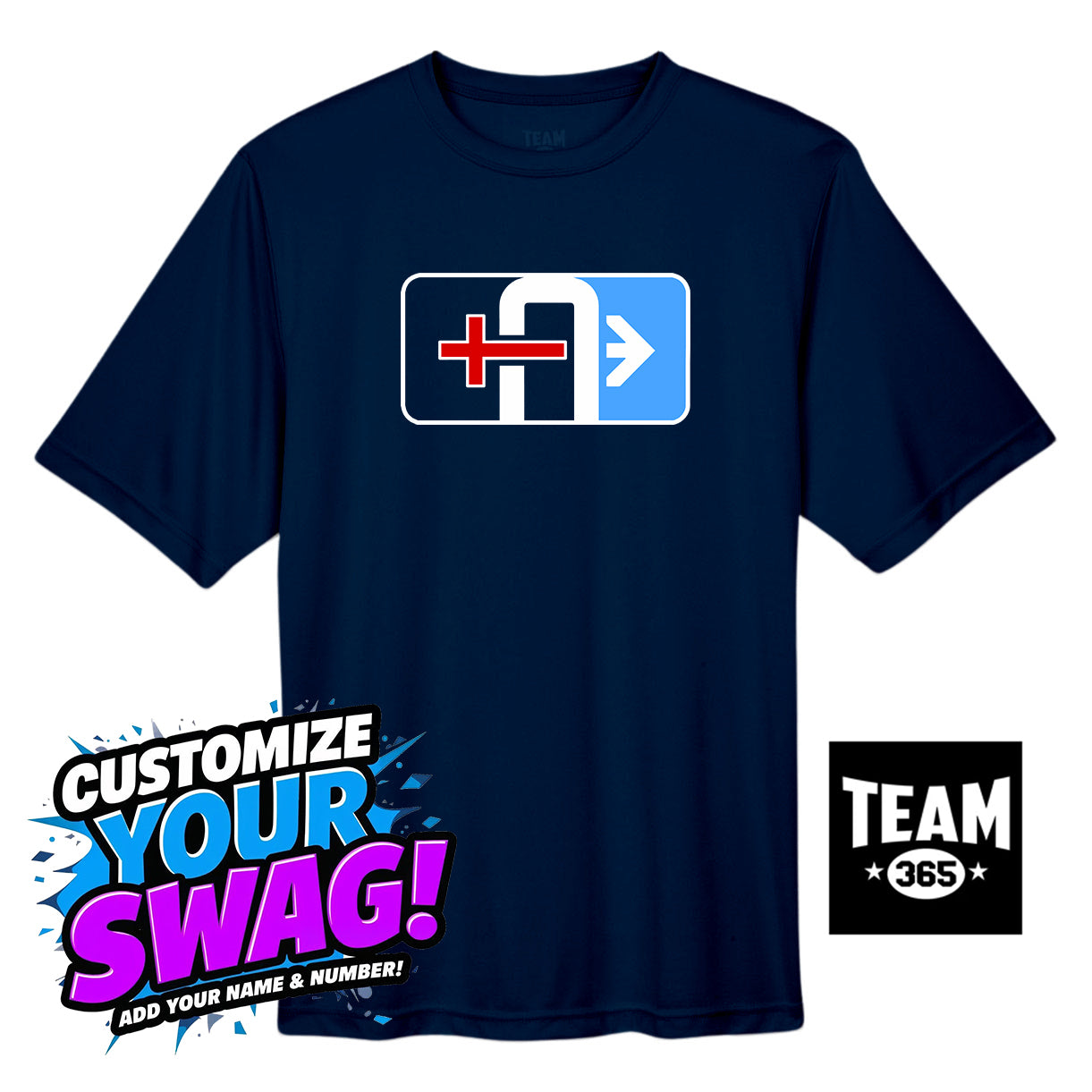 Team 365 Youth & Men's Zone Performance T-Shirt - Arrows Baseball