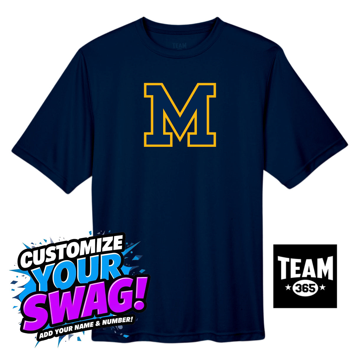 Team 365 Youth & Men's Zone Performance T-Shirt - Midland Baseball