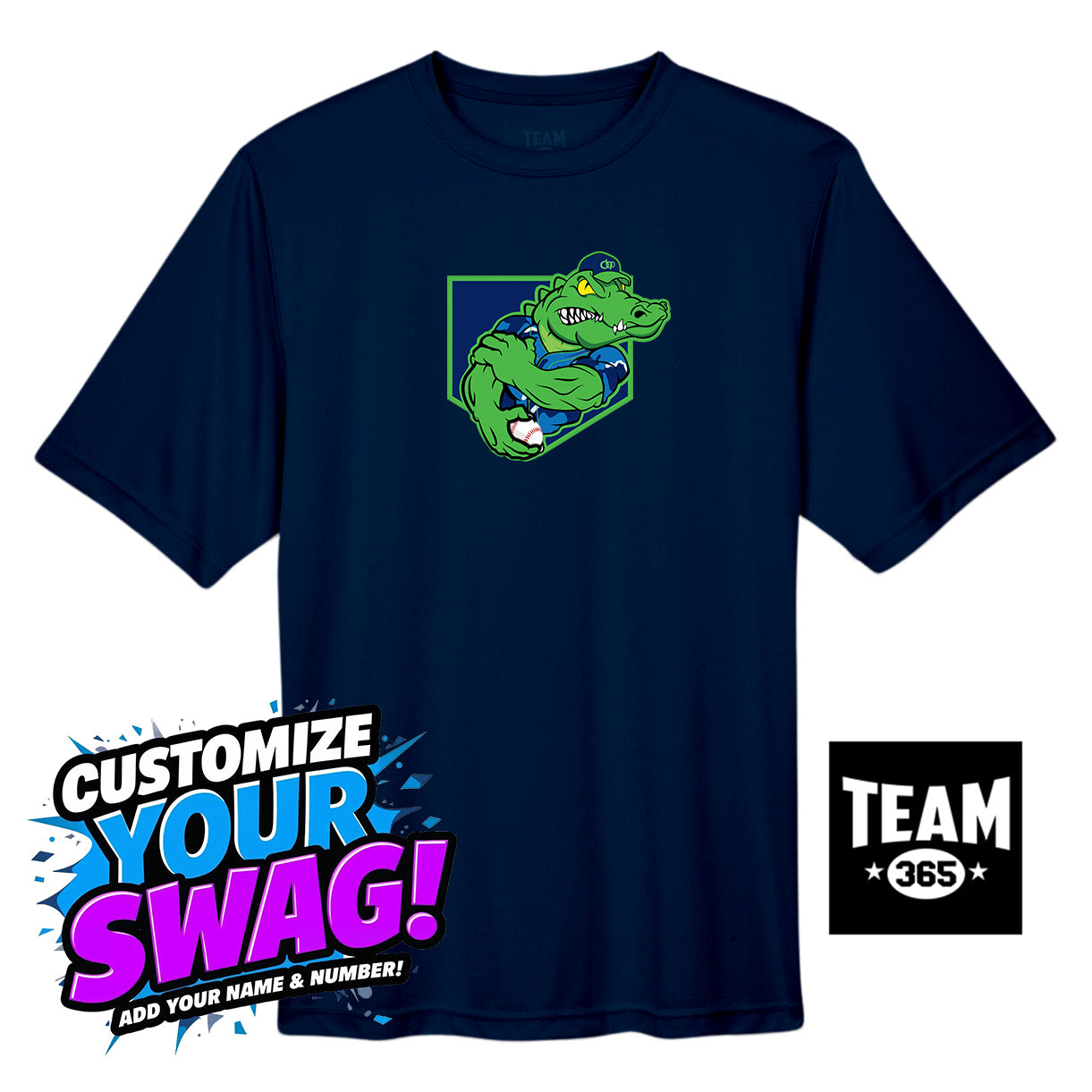 Team 365 Youth & Men's Zone Performance T-Shirt - OBP Swamp Kings