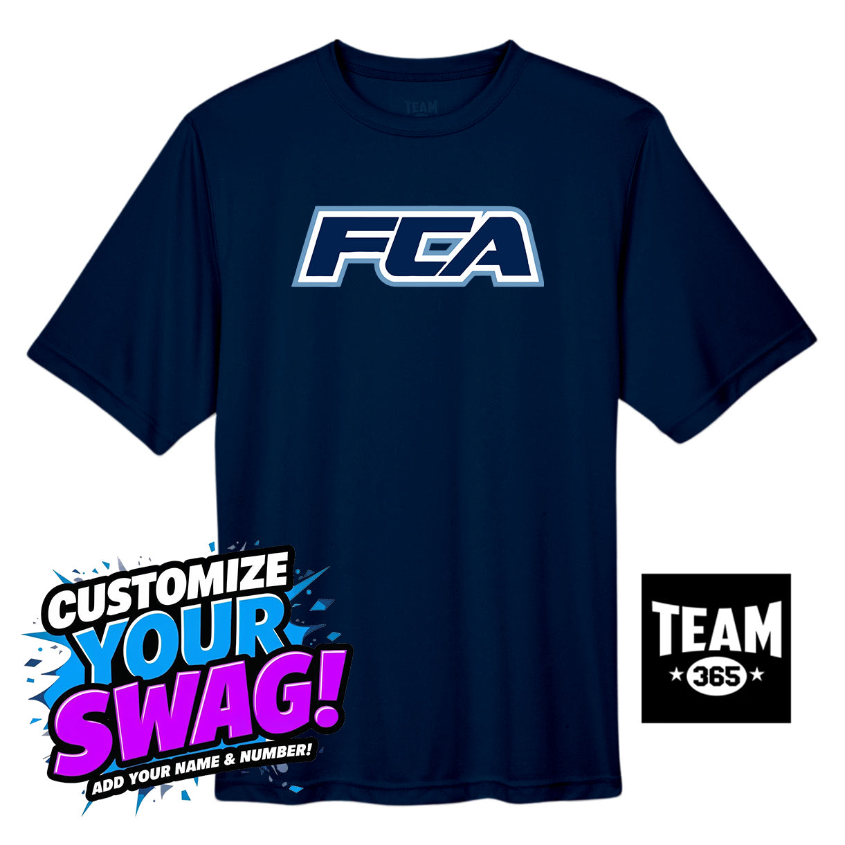 Team 365 Youth & Men's Zone Performance T-Shirt - FCA