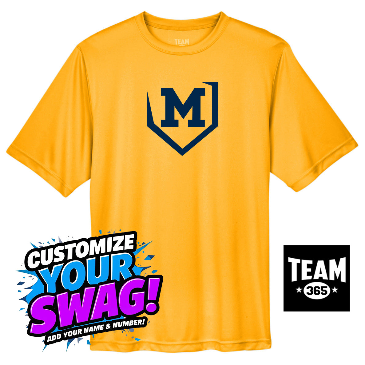 Team 365 Youth & Men's Zone Performance T-Shirt - Midland Bandits Baseball