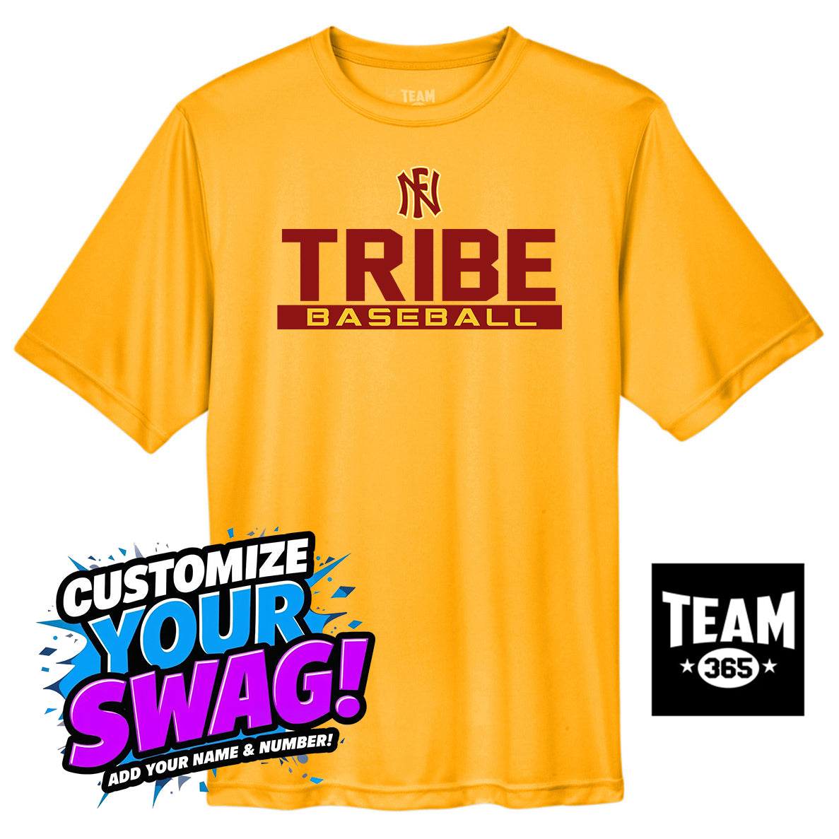 Team 365 Youth & Men's Zone Performance T-Shirt - North Florida Tribe