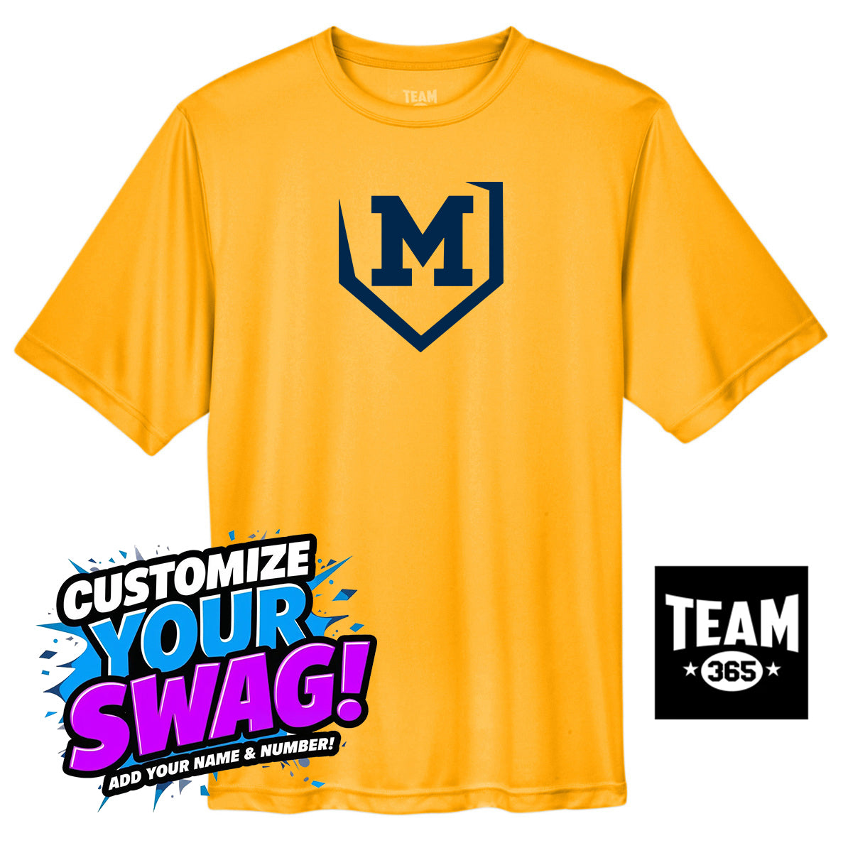 Team 365 Youth & Men's Zone Performance T-Shirt - Midland Bandits Baseball