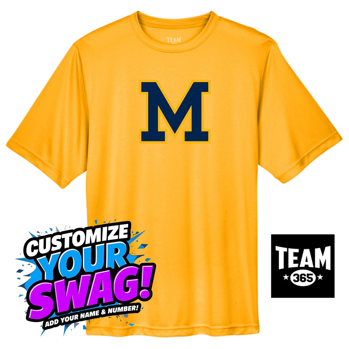 Team 365 Youth & Men's Zone Performance T-Shirt - Midland Baseball